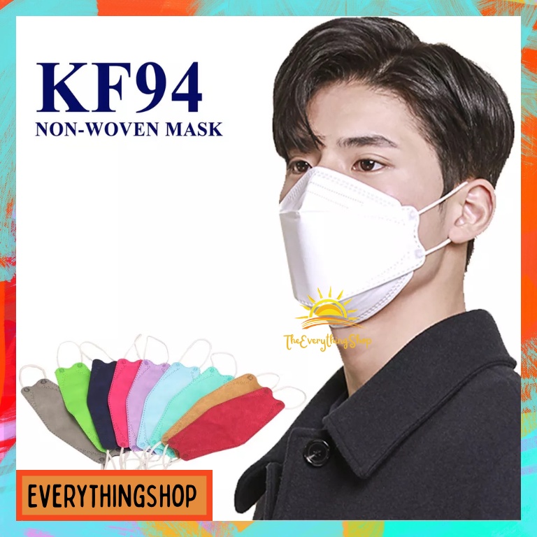 5/10 pcs KF94 Korean Mask Nonwoven Protection Filter 3D Anti Viral