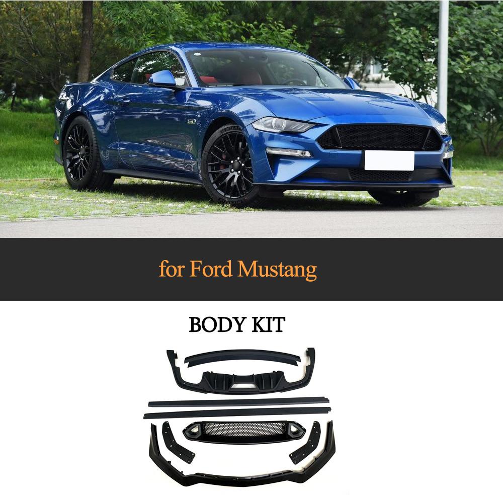 Car Full Body Kits for Ford Mustang 2018 2019 2020 Bodykits Car Front