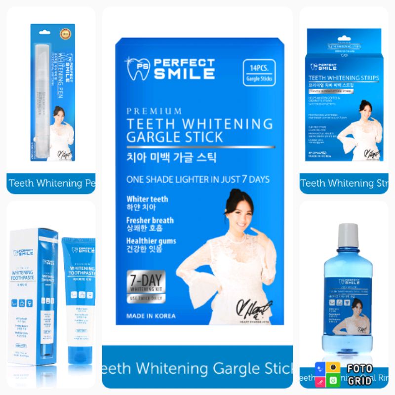 Perfect Smile Teeth Whitening Gargle Stick 14S or pen Shopee Philippines