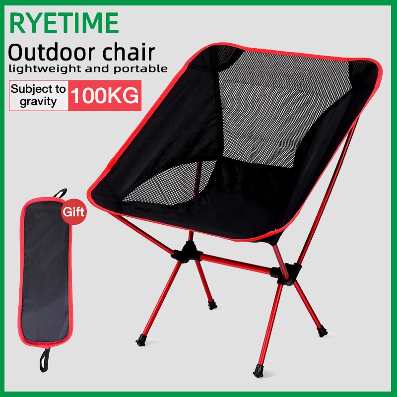 Outdoor moon chair Light aluminum camping fishing chair Barbecue