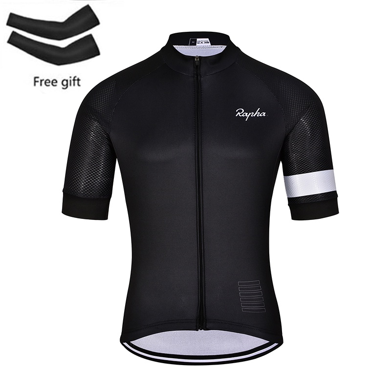 [Powerband] COD RAPHA Cycling jersey Black cycling jersey bike shirt
