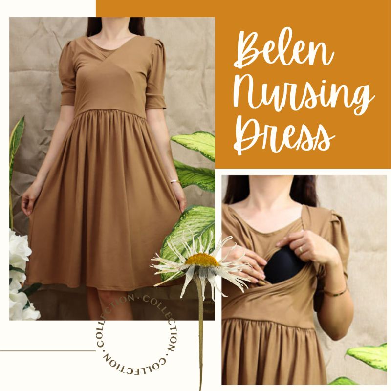 BELEN NURSING COTTON DRESS/ MEDIIUMXL Shopee Philippines