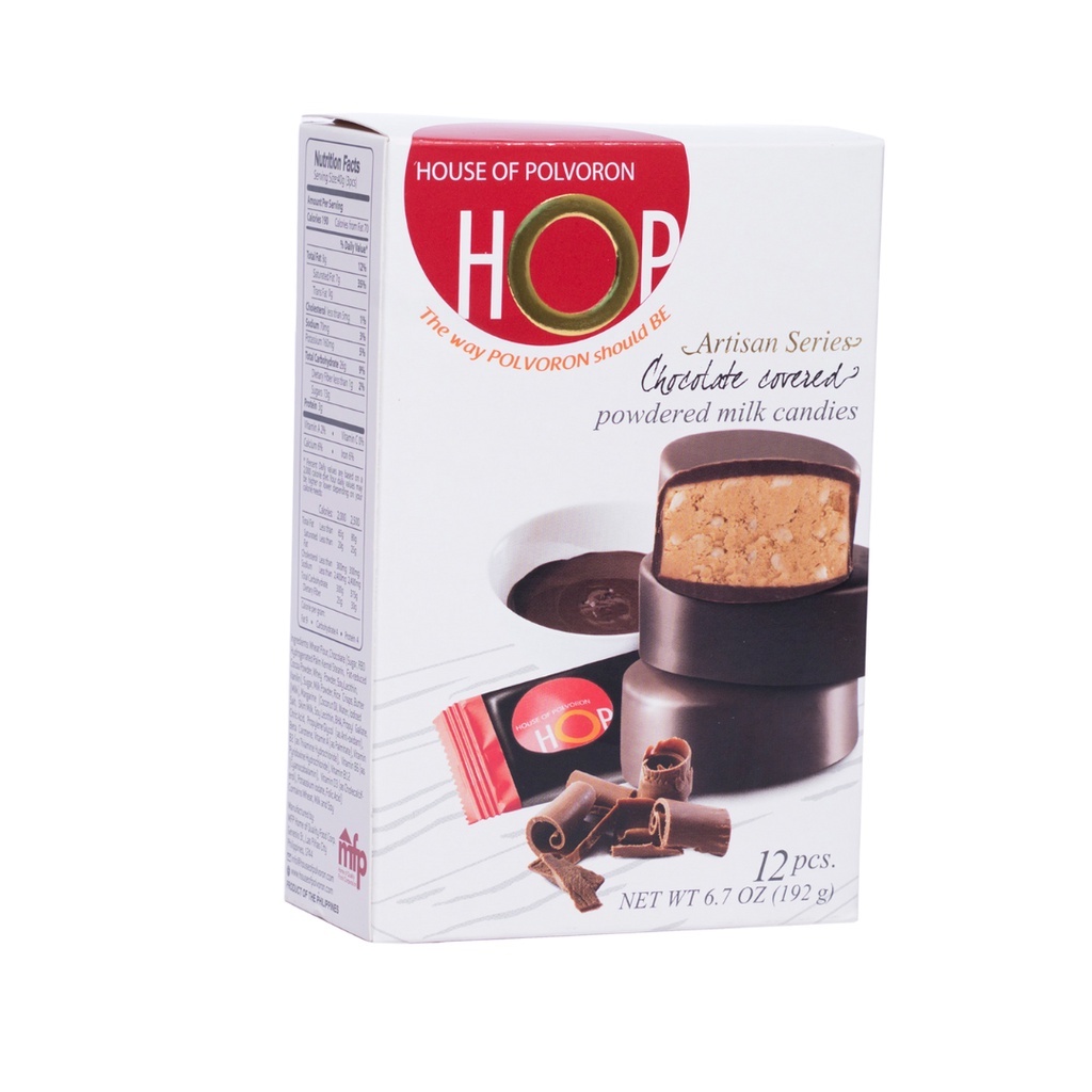House of Polvoron Chocolate Covered Box 12pcs 192g Shopee Philippines