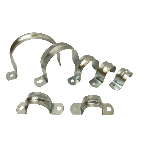 Heavy Duty Metal Conduit Clamps GI CLamps (single/double) Shopee