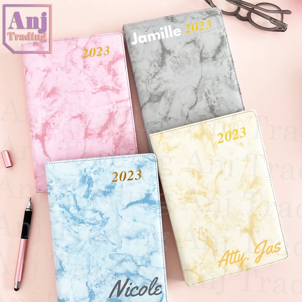 2023 Planner Moleskin Cover Colorful Tie Dye Monthly Weekly Daily A5