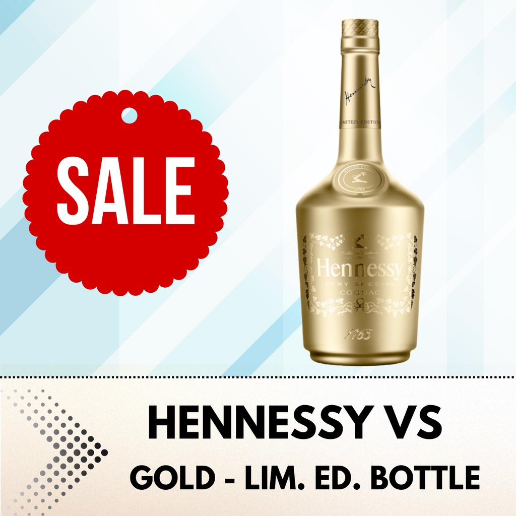 Hennessy VS Gold Bottle LIMITED EDITION PRICE OFF! Shopee Philippines