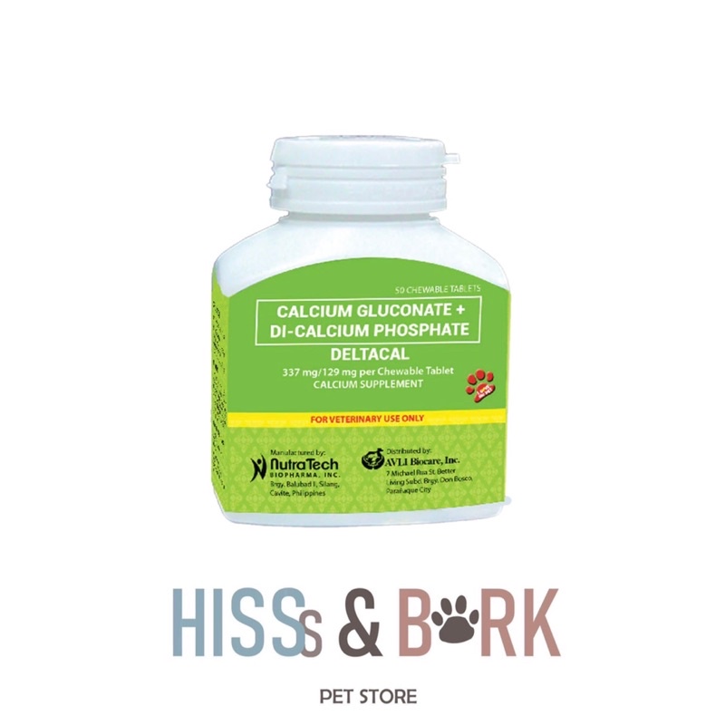 Deltacal Calcium Supplement 50 chewable tablets Shopee Philippines