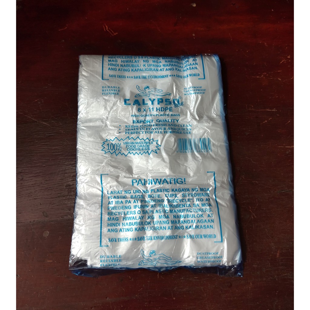 Calypso Plastic Labo HDPE Blue Shopee Philippines