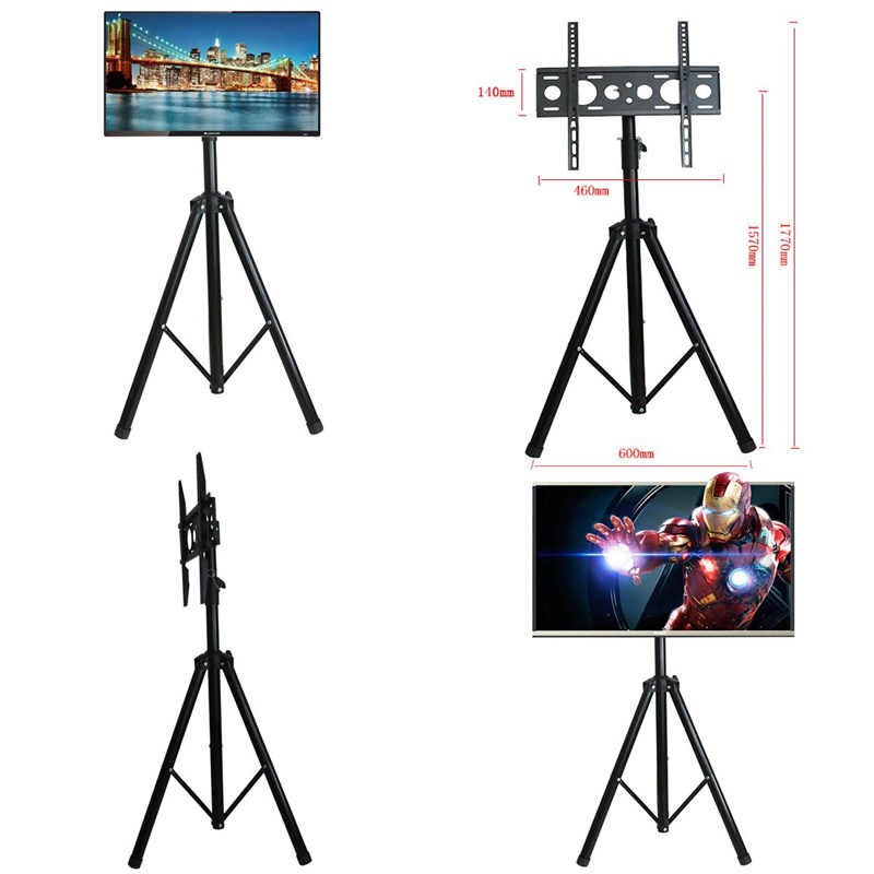 Tripod TV Stand for 26"60" Portable LCD Stand Height Adjustable TV