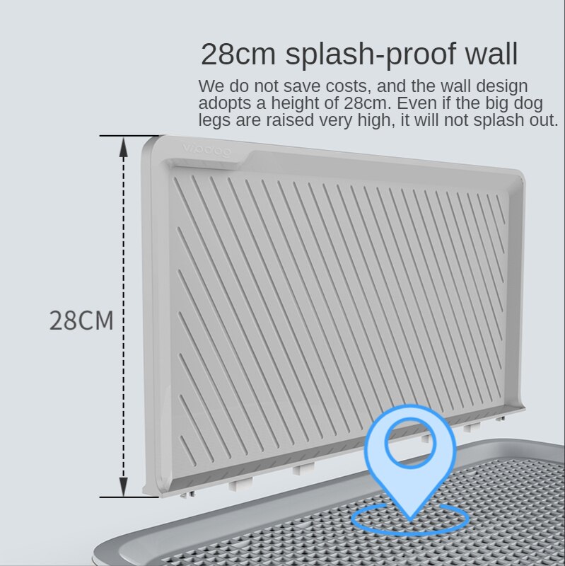 Dog Toilet Plastic Pet Dog Pee Tray Toilet Training Potty Training