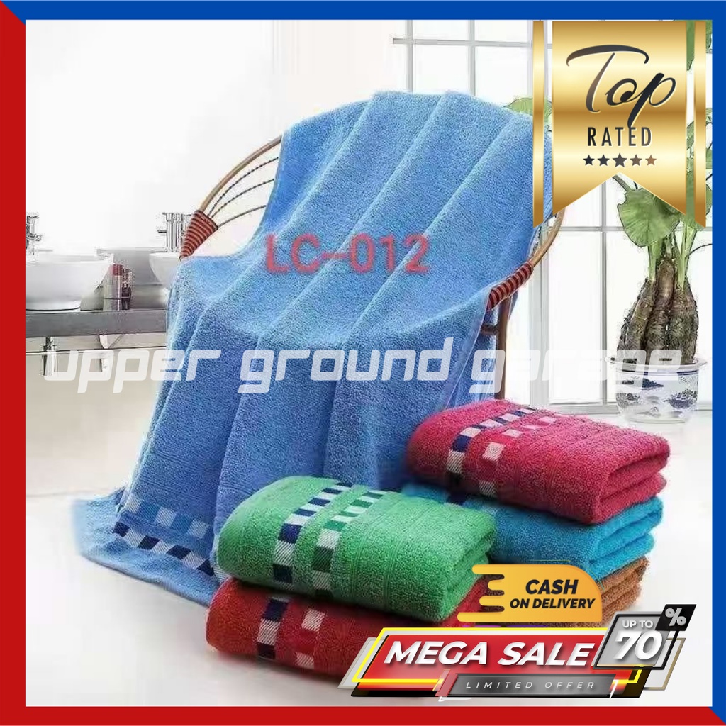 COD Checkered Premium Quick Dry Cannon Bath Towel (Tuwalya 70x140cm