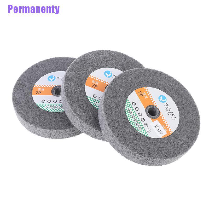 (Permanenty) 150*25mm Stainless Steel Polishing Buffing Wheel Bench
