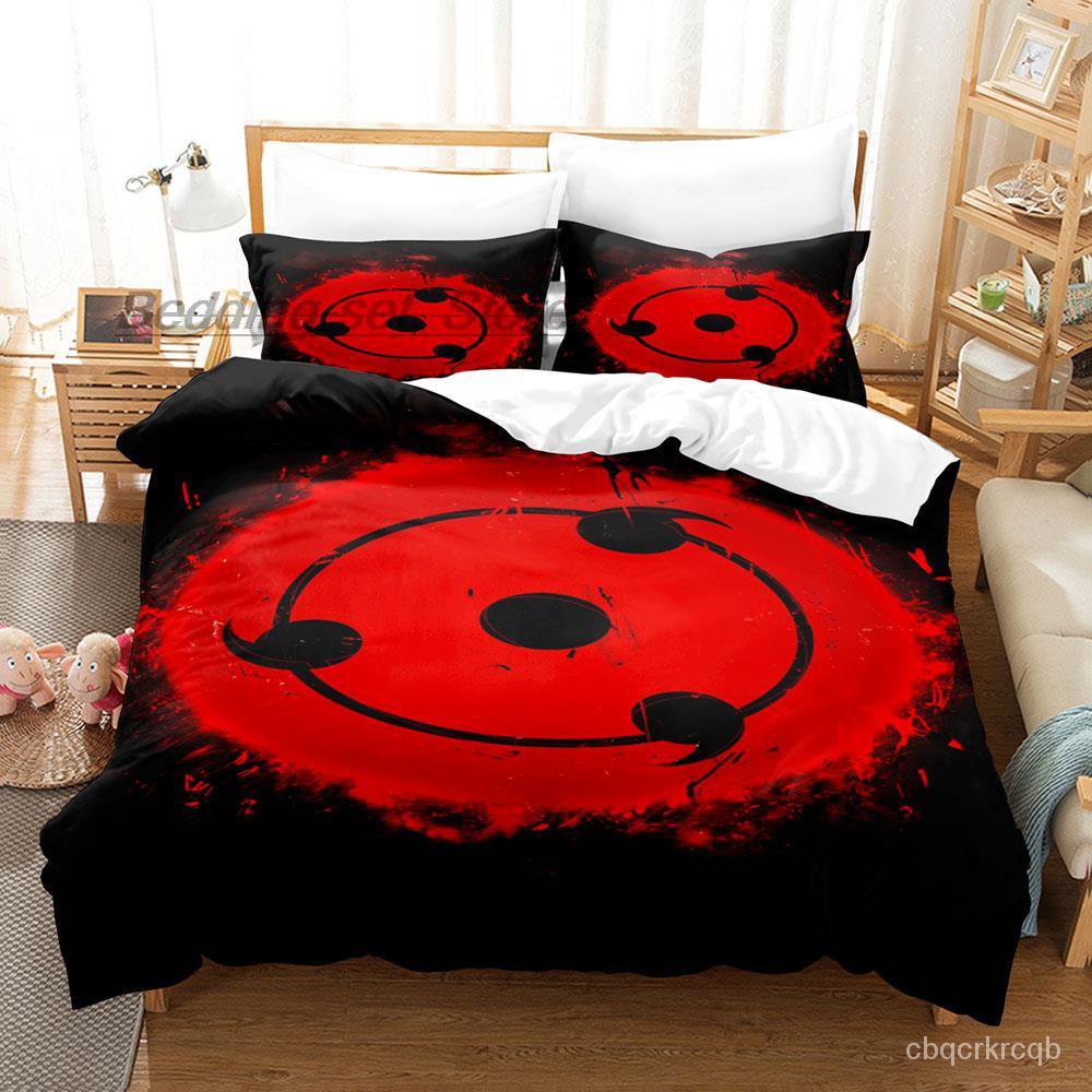 The Sharingan Bedding Set Single Twin Full Queen King Size Bed Set