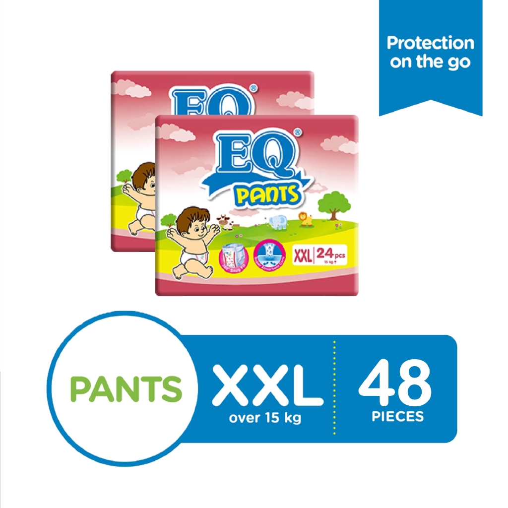 EQ Pants Big Pack XXL 24's x 2 packs (48 pcs) Baby Diaper Shopee
