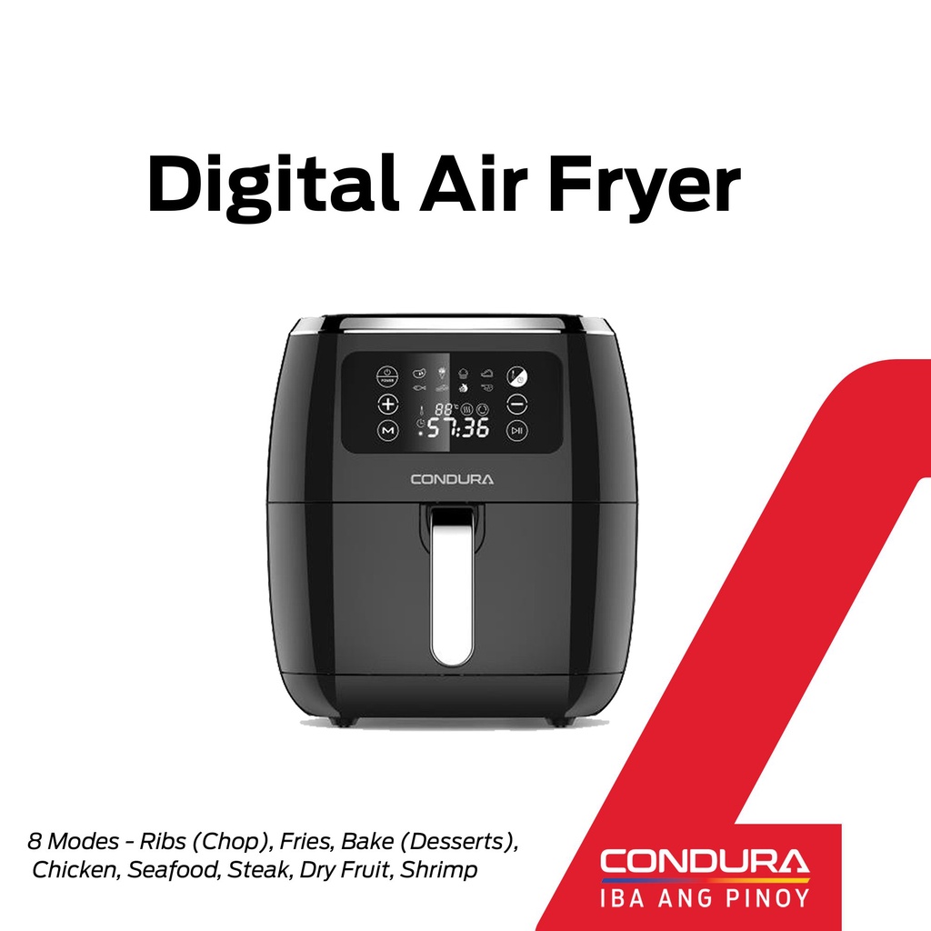 Condura Digital Air Fryer 6L Shopee Philippines