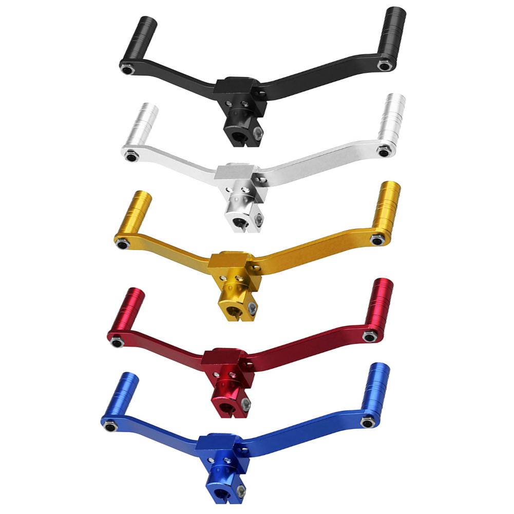 Universal Motorcycle Gear Shift Lever Dual Head CNC Aluminum Motocross Motorbike Parts Short
