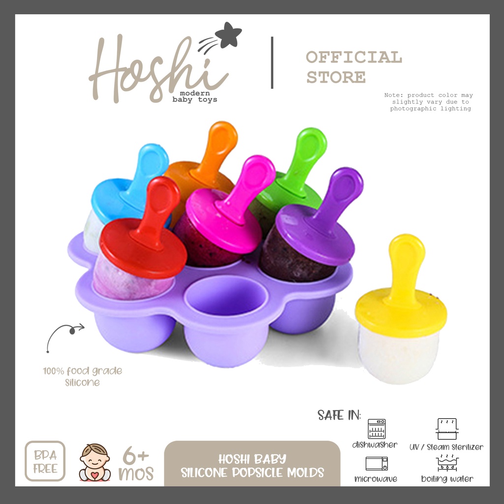 Hoshi Baby Tully Popsicle Molds Breastmilk Ice Drop Maker Teething