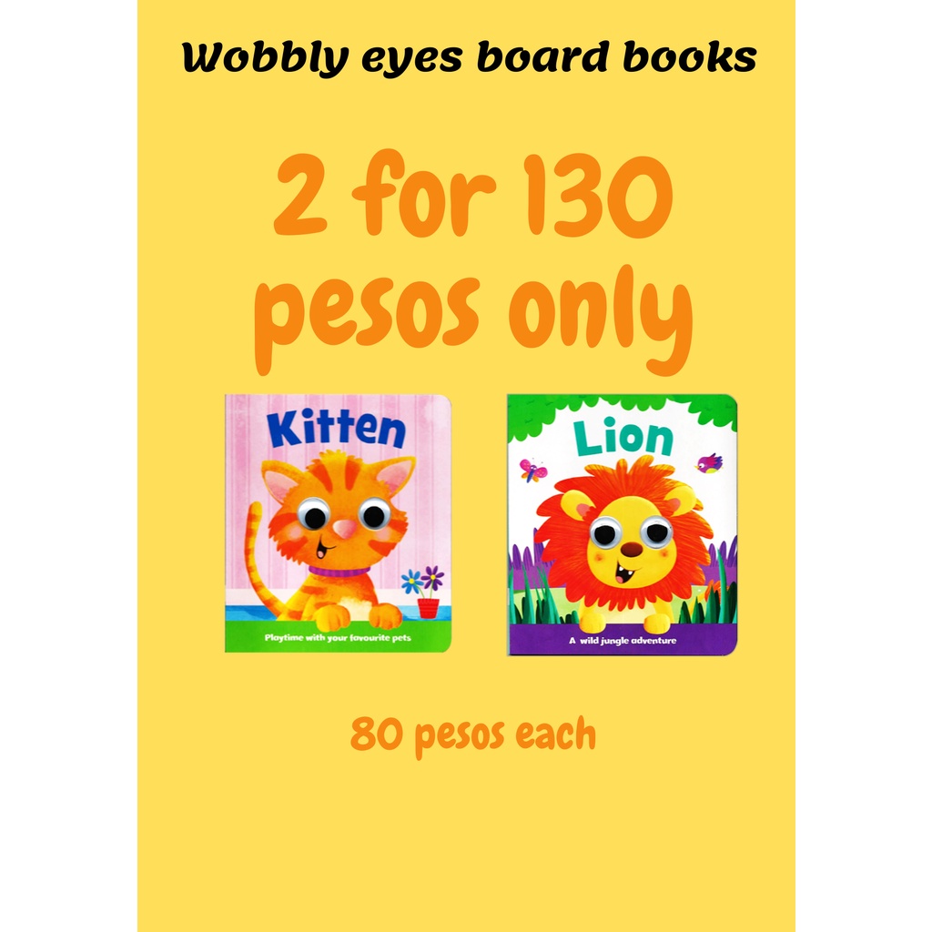 WOBBLY EYES BOARD BOOKS SET Shopee Philippines