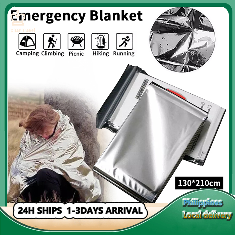 130CM*210CM Emergency Rescue Blanket Insulation Sunscreen Keep Warm