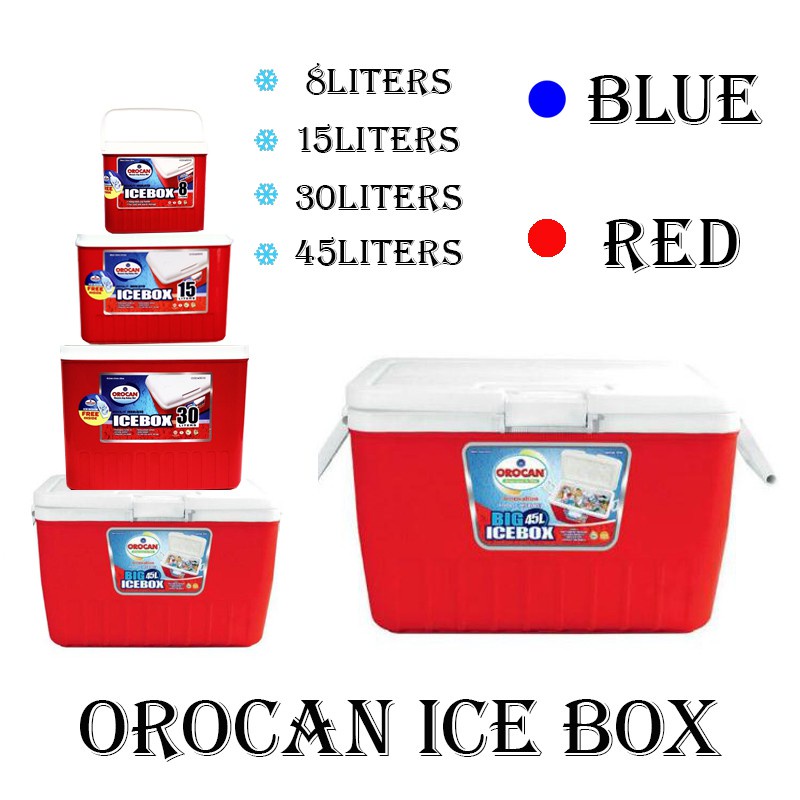 Mga suplay ng kusina【SMK】 COD OROCAN Ice Box Chest Insulated Cooler