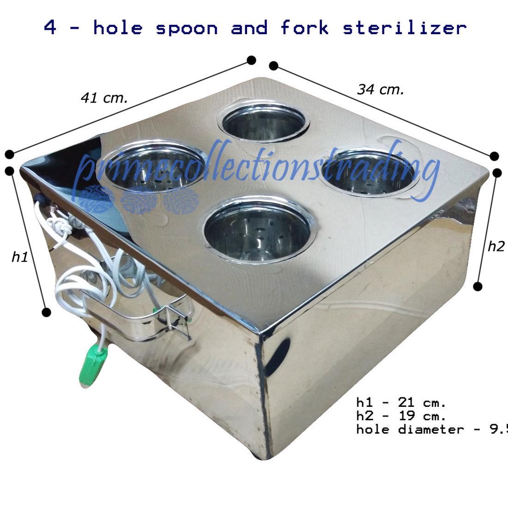 Stainless Basic 4hole Spoon Fork Utensil Heater Sterilizer caddy Shopee Philippines
