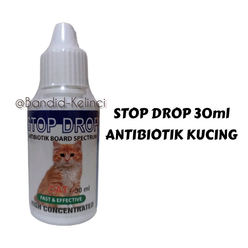 Stop DROP Antibiotic Cat & Kitten 30ml Antibiotic Cat Fever