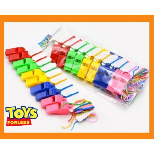 12pcs. Whistle with Landyard (Pito) Shopee Philippines