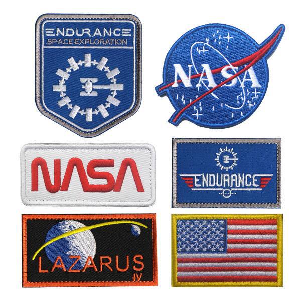 Velcro badge space exploration NASA series 3D embroidered armband
