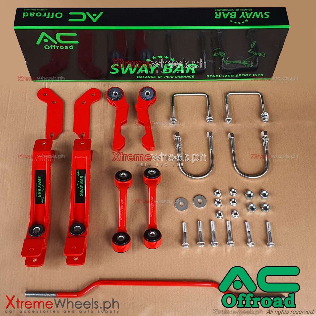 Toyota Fortuner 20162024 Thailand Made Ac Offroad Brand Red Color Sway bar / Space Arm