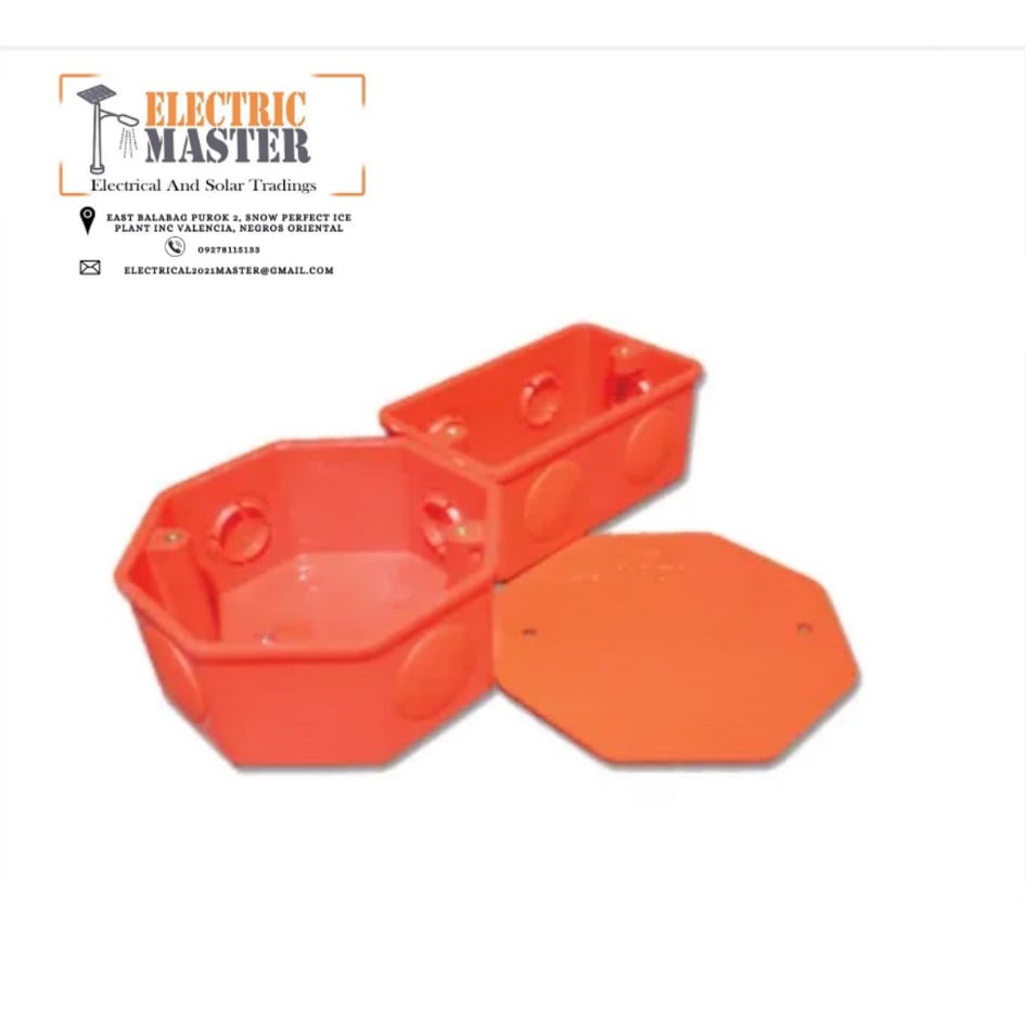 Pvc orange Junction box, Utility box, Junction box cover for electrical