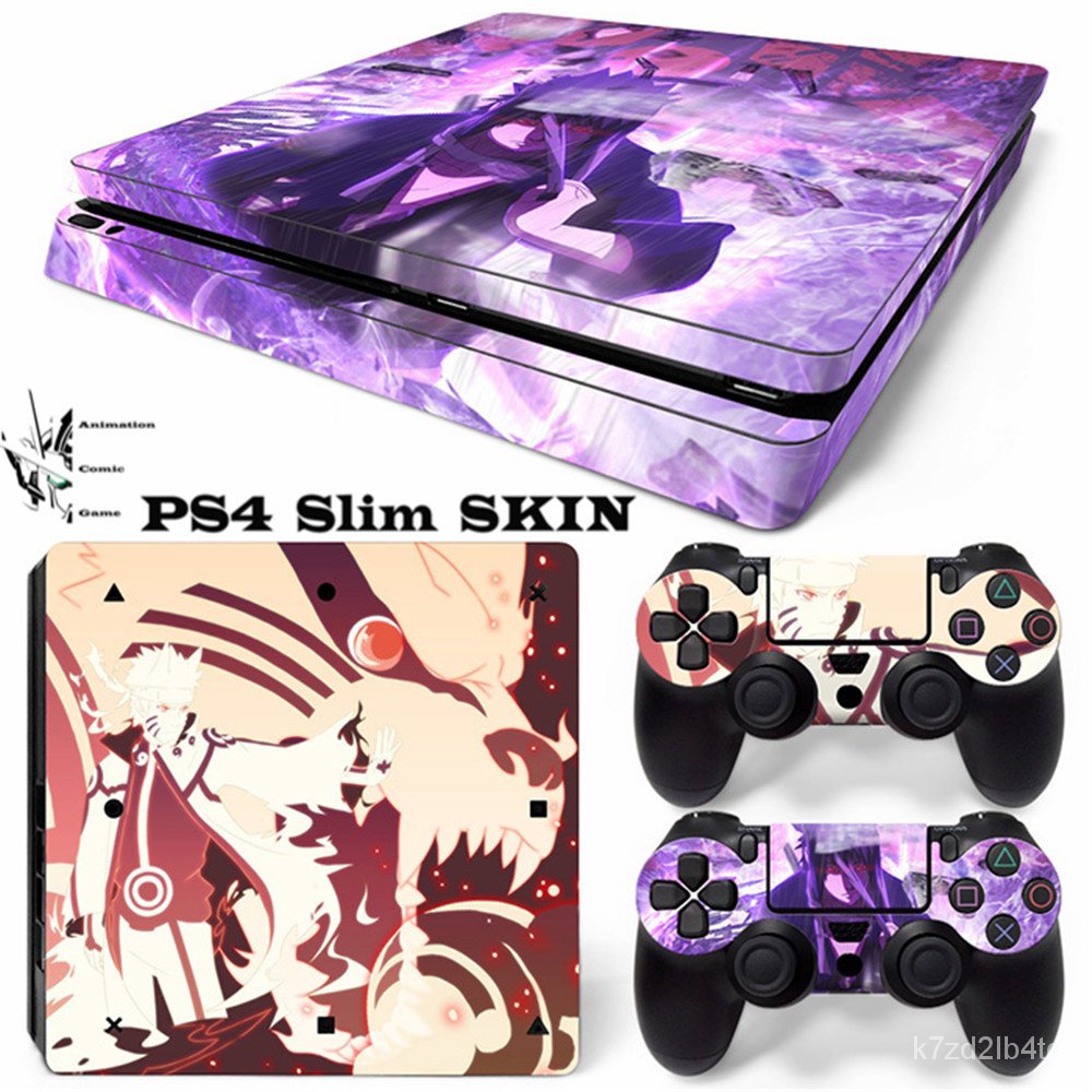NARUTO PS4 Slim Sticker Covers Decal Playstation 4 Slim Console