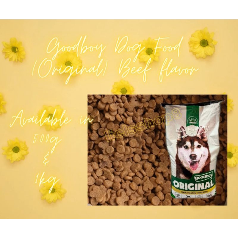 Liel's Goodboy Dog Food (Original) Beef flavor 500g/1kg Shopee