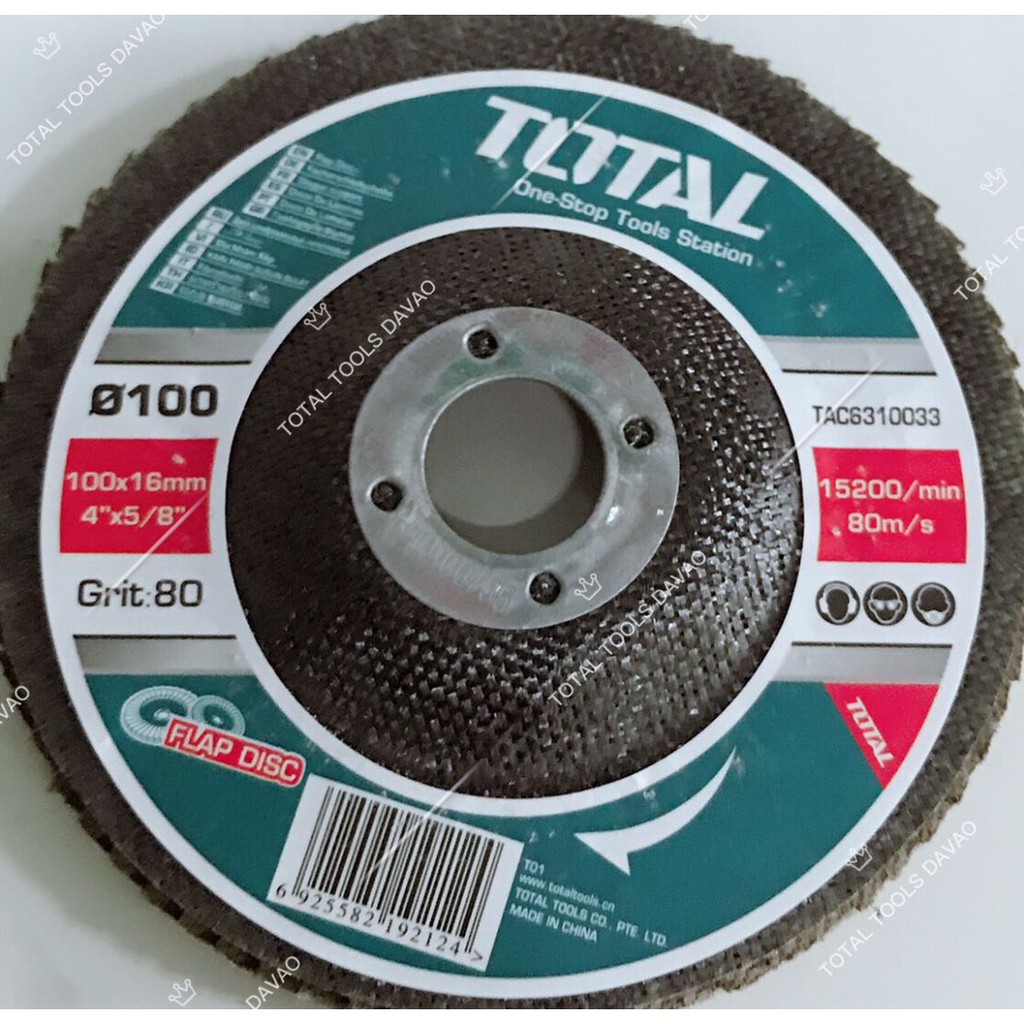 TOTAL tool Flap Disc TAC6310033 Shopee Philippines