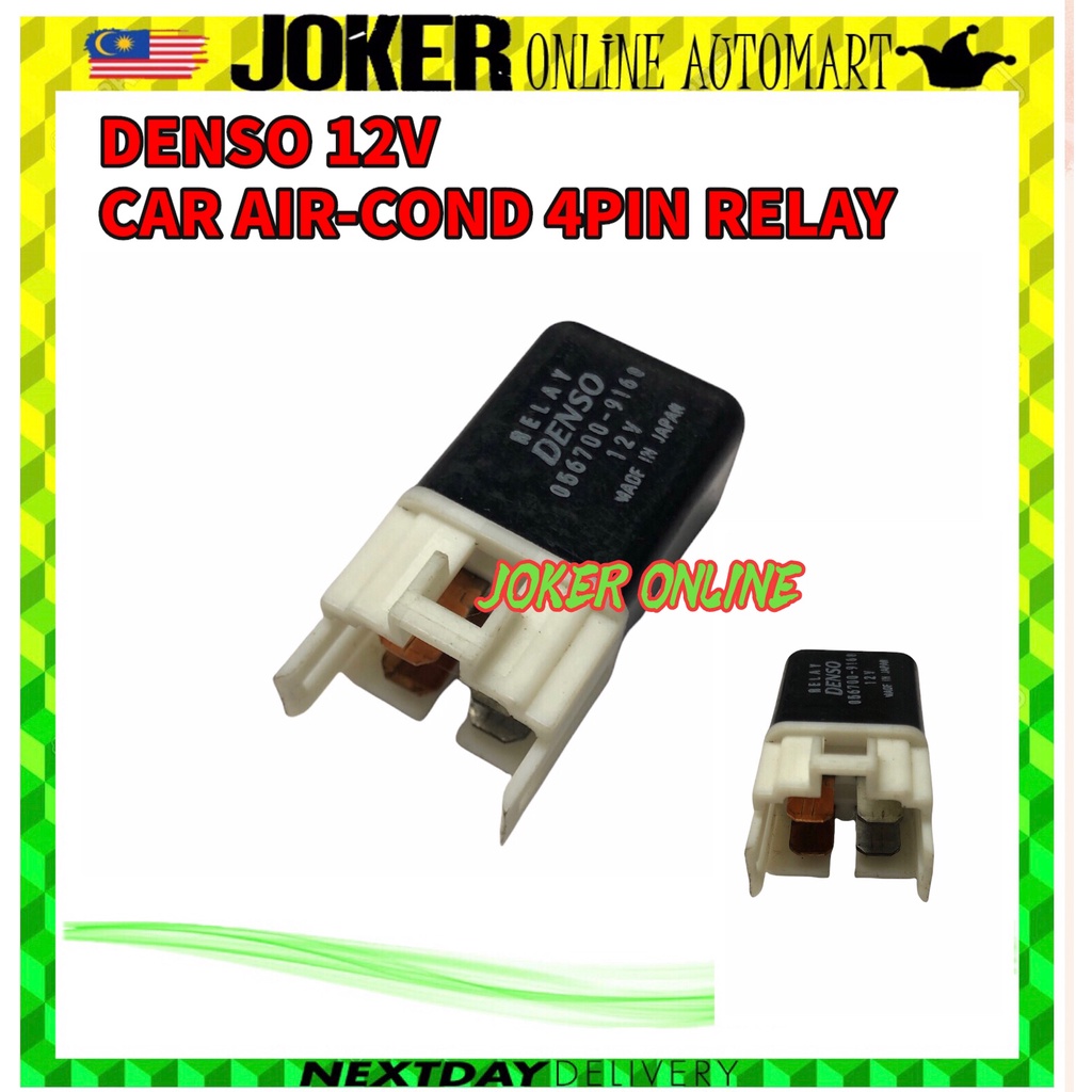 ORIGNAL DENSO LAMP RELAY AIRCOND RELAY & POWER RELAY 0567009160 (4 PIN