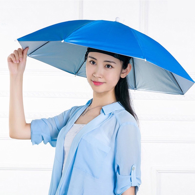 Umbrella Hat head umbrella for adults automatic Golf head umbrella free