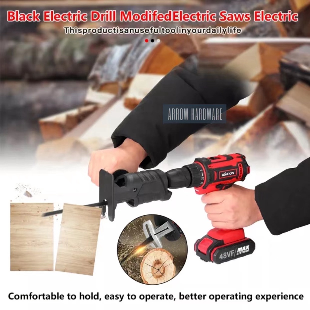 Vastar Portable Reciprocating Saw Adapter ,Electric Drill To Electric