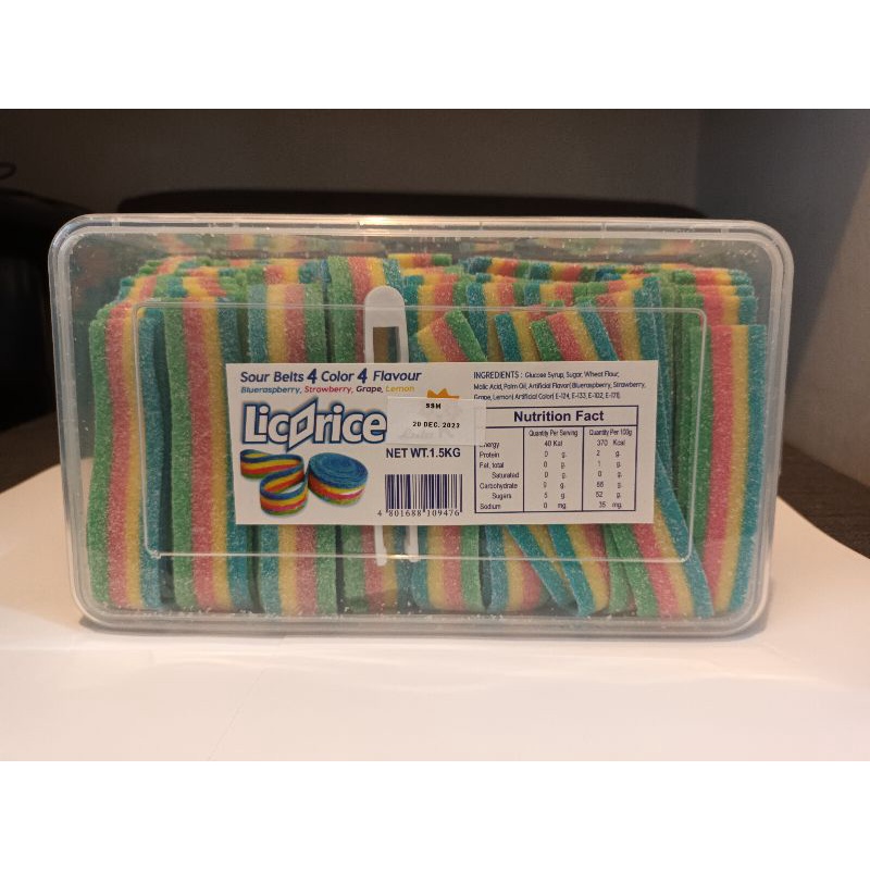 SOURBELT LICORICE Gummy sweet candies and kutkutin direct supplier. Shopee Philippines