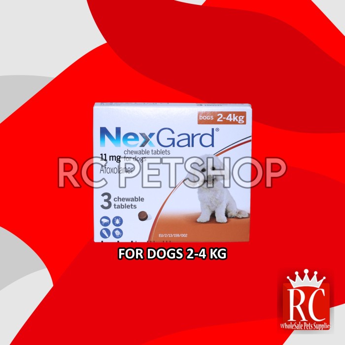 Demodex Dog Mite Flea Medicine NexGard Tablet Shopee Philippines