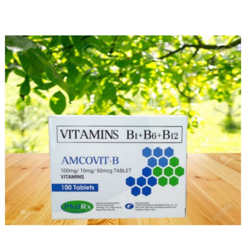 ¤ Vitamins B1+B6+B12 AMCOVITB 100 Tablets Shopee Philippines