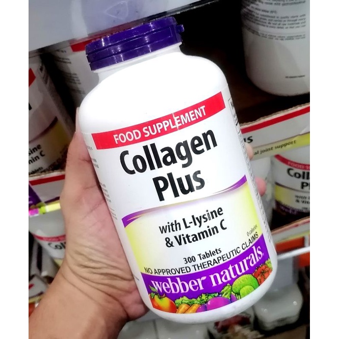 ber Collagen Plus with LLysine and Vitamin C (300 tablets) Shopee Philippines