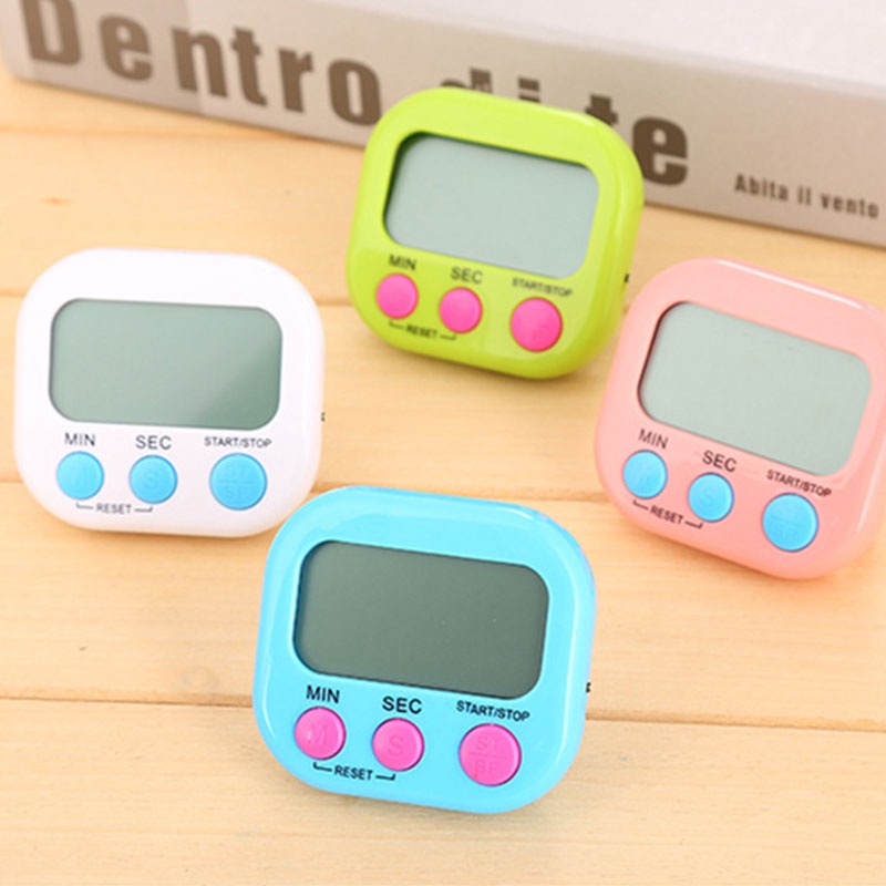 Digital Multipupose Timer Countdown Timer Loud Alarm Clock Kitchen Timer Battery0039