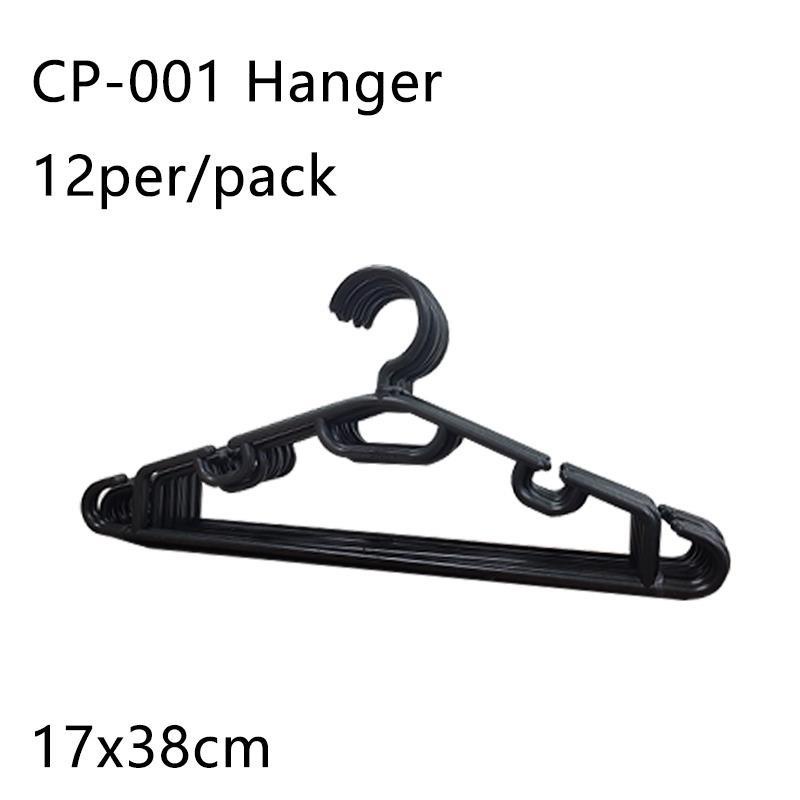 MATANDA BLACK HANGER MATIBAY 12pcs1DOZ clothes hanger black plastic