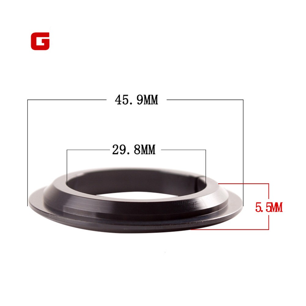 Bicycle Tapered Fork Headtube Reducer Headset Adapter Bike Headset Base Ring Shopee Philippines