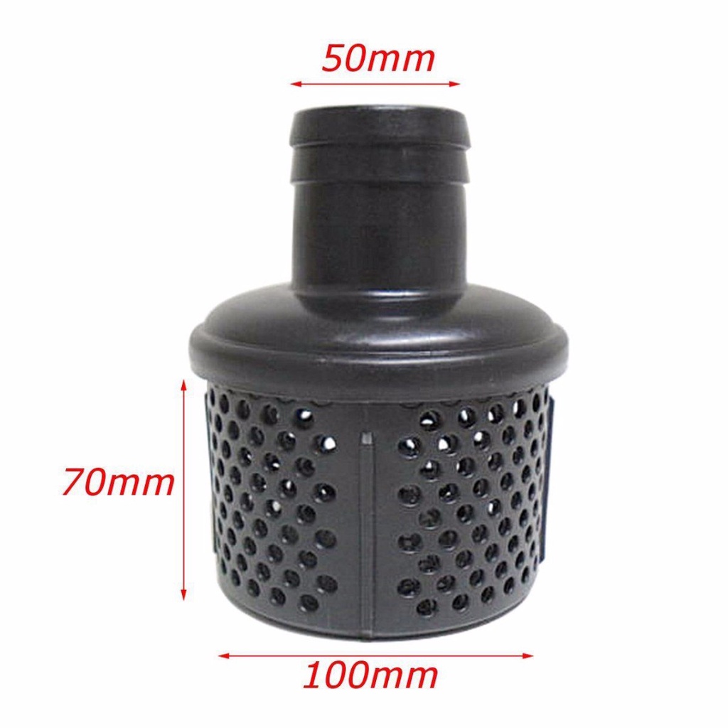 New 2" Suction Hose Strainer Filters Water Pump Drainage Sewage Dirty