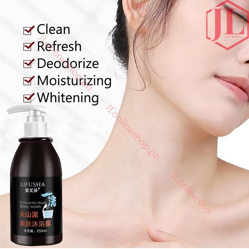 lifusha volcanic mud body wash 250ml Shopee Philippines