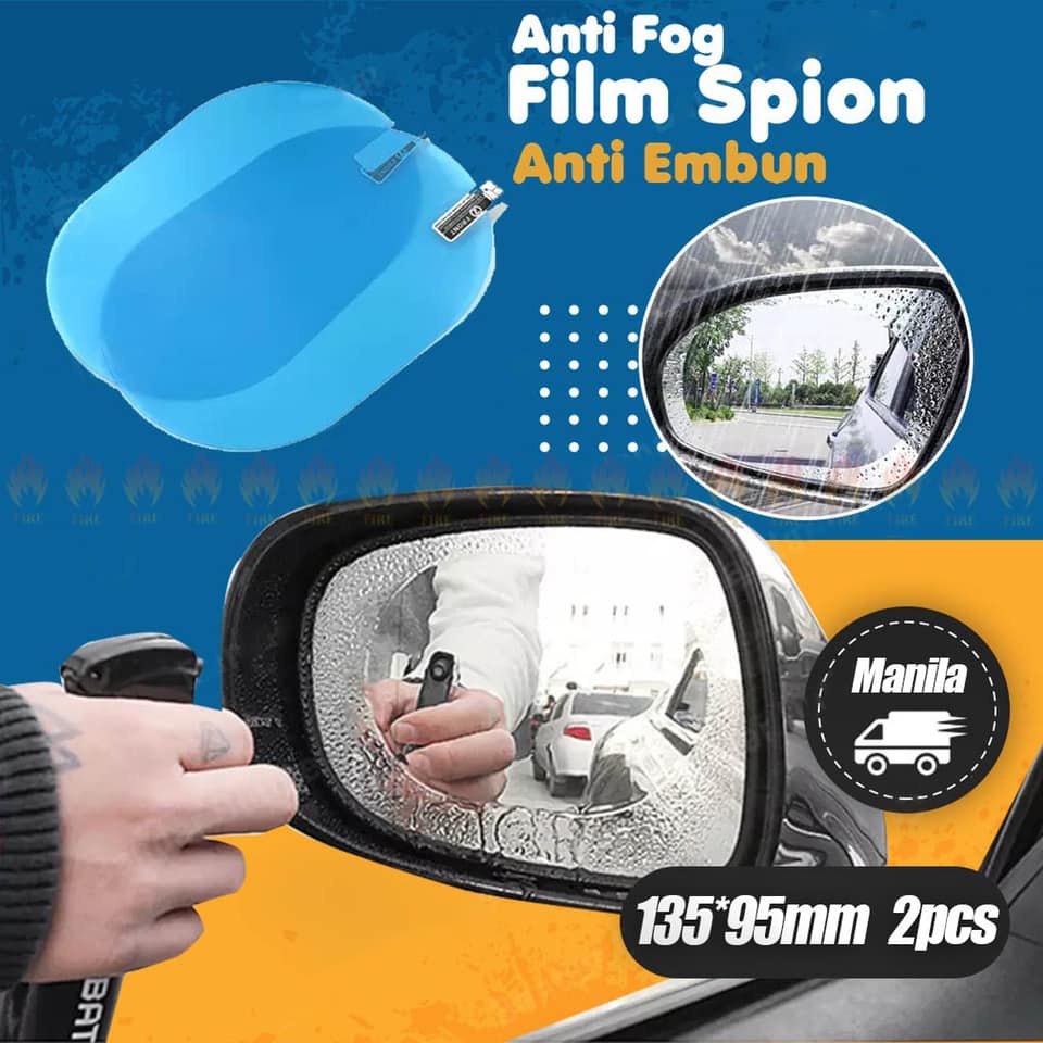 Original 1set(2pcs) Anti Fog Film for Side Mirror, Rainproof Film, Anti