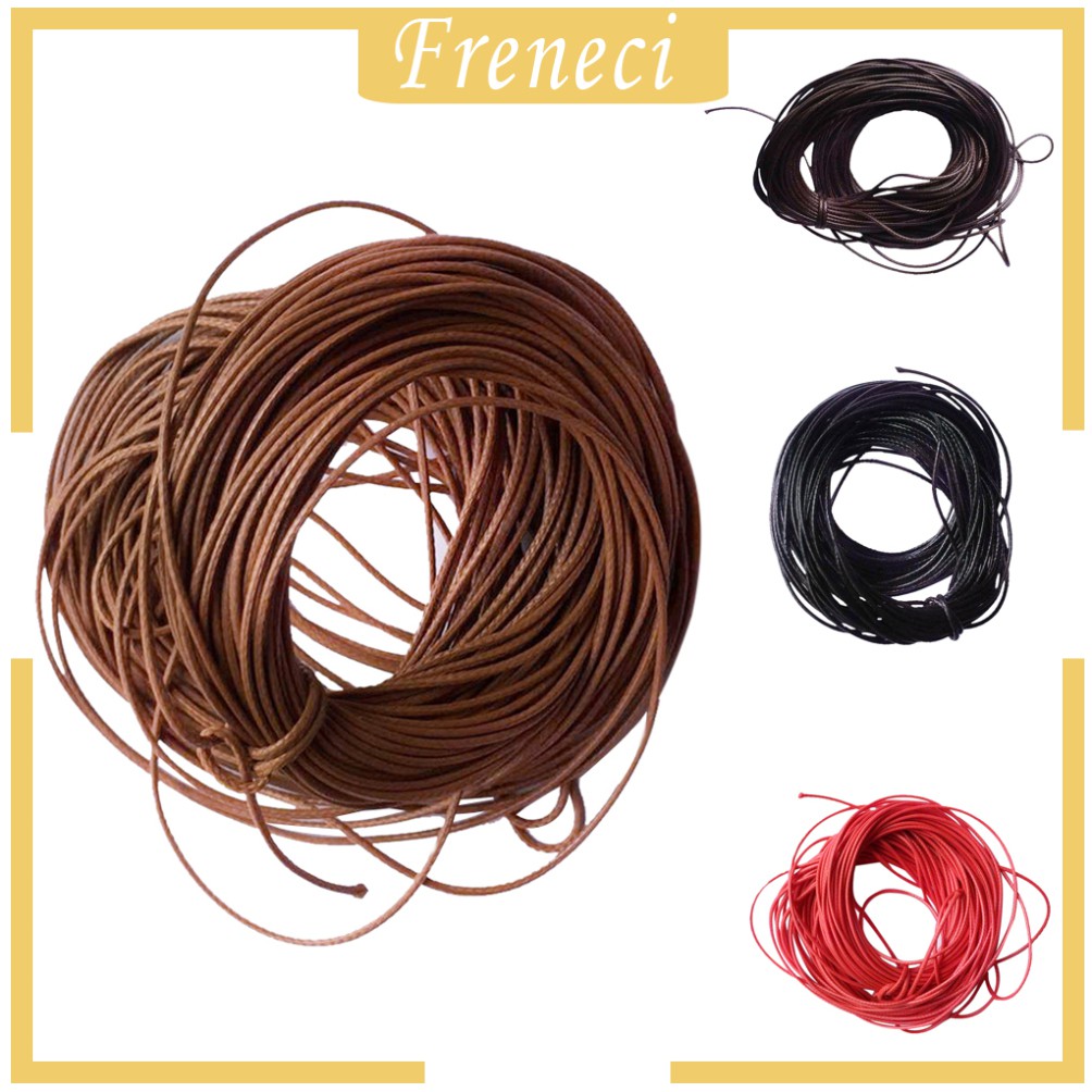 [FRENECI] 2pcs 10m Waxed Nylon Cord Jewelry Making Cord Accessories 1mm