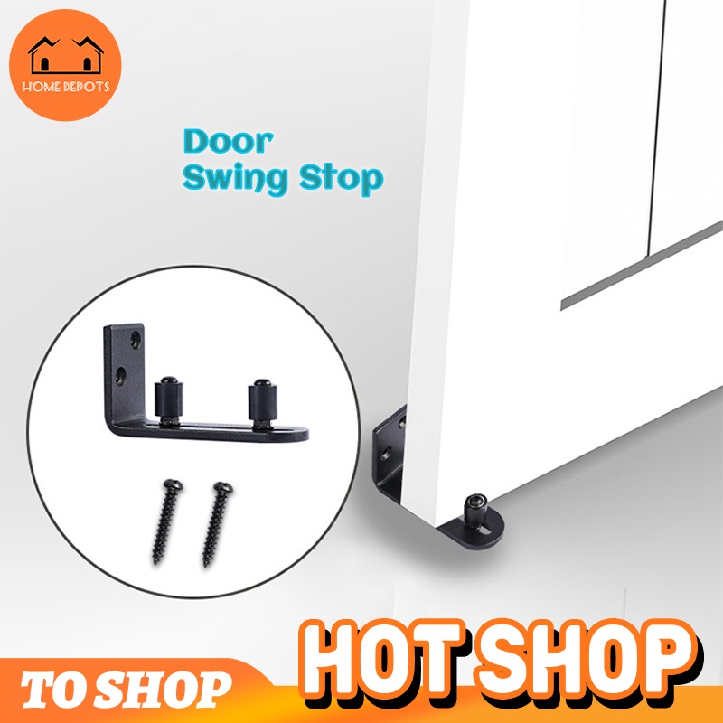 [Ready Stock] Home Depots Adjustable Carbon Steel Door Guide Wall Mount
