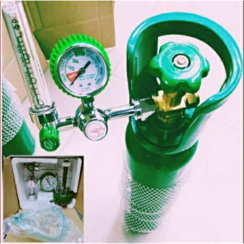 Medical Oxygen Tank Heavy Duty w/Oxygen Regulator w/Free Cannula (Order