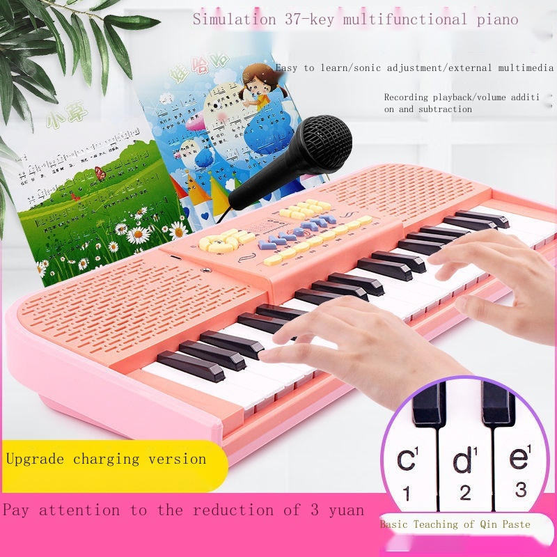 Children s electronic piano toys beginners entry 37 keys baby piano